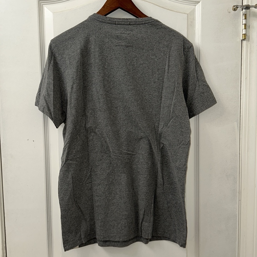 Marine Layer Re-Spun Huckberry Tee in Heather Grey - Picture 5 of 5